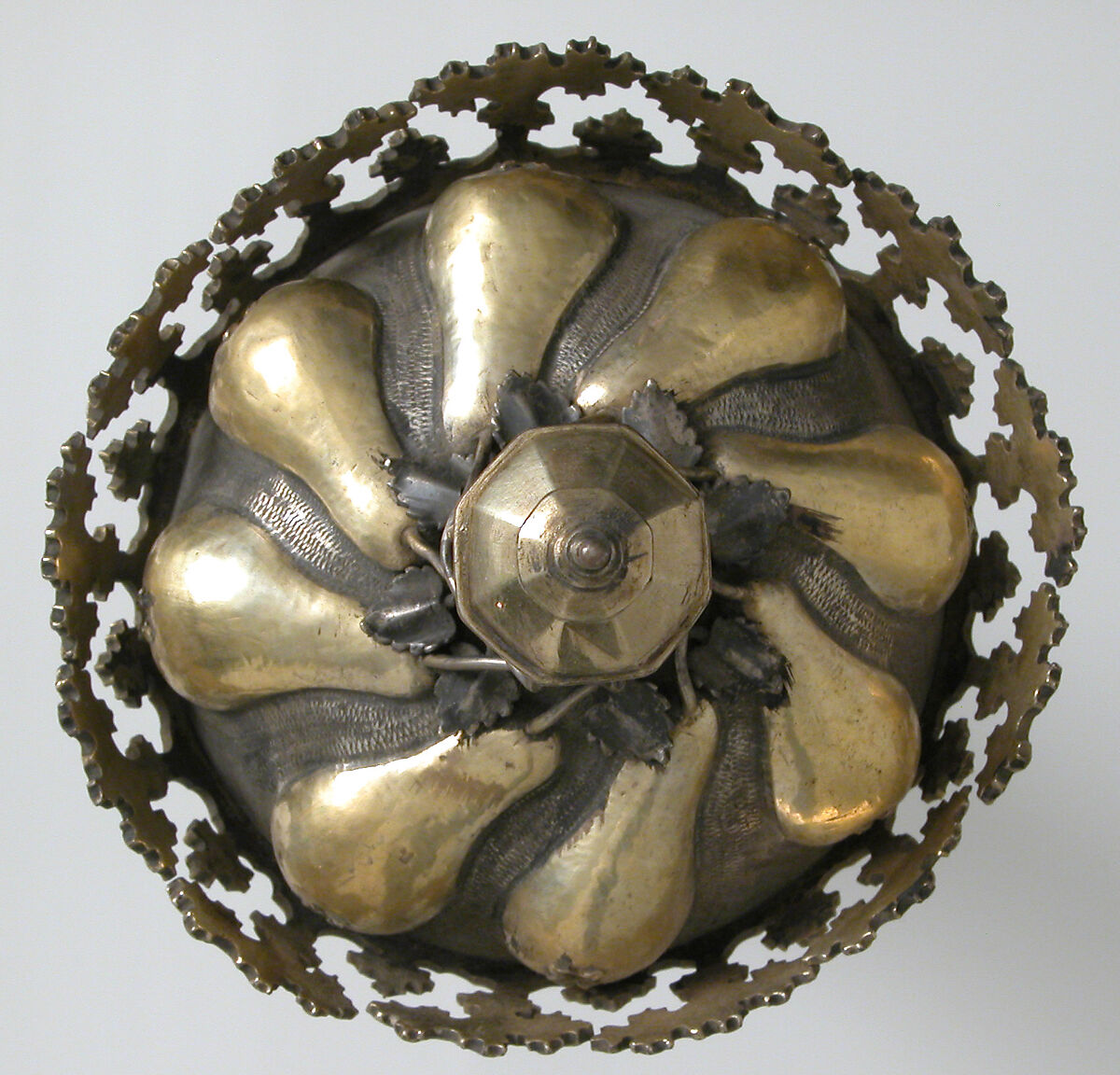 Beaker and Cover, Probably Friedrich Hillebrand (German, 1580–1608), Silver, partially gilt, German