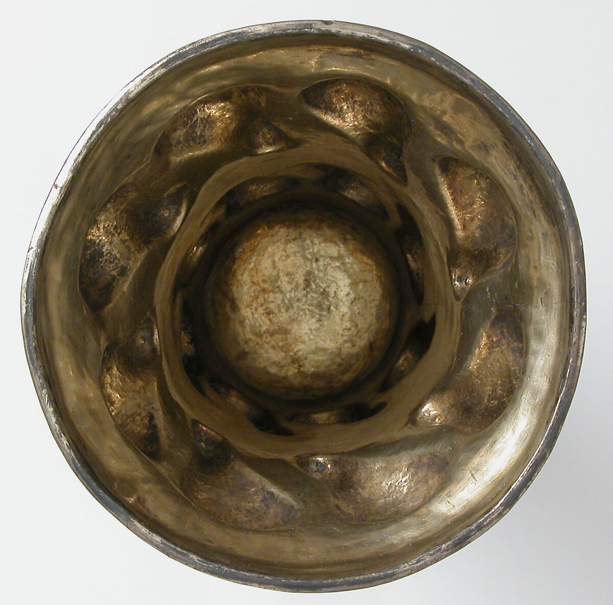 Beaker and Cover, Probably Friedrich Hillebrand (German, 1580–1608), Silver, partially gilt, German