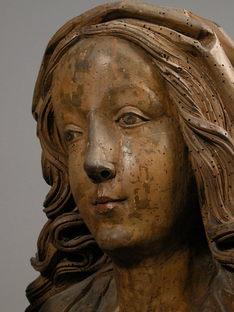 Madonna and Child, Limewood with paint, German