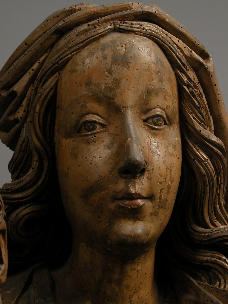 Madonna and Child, Limewood with paint, German