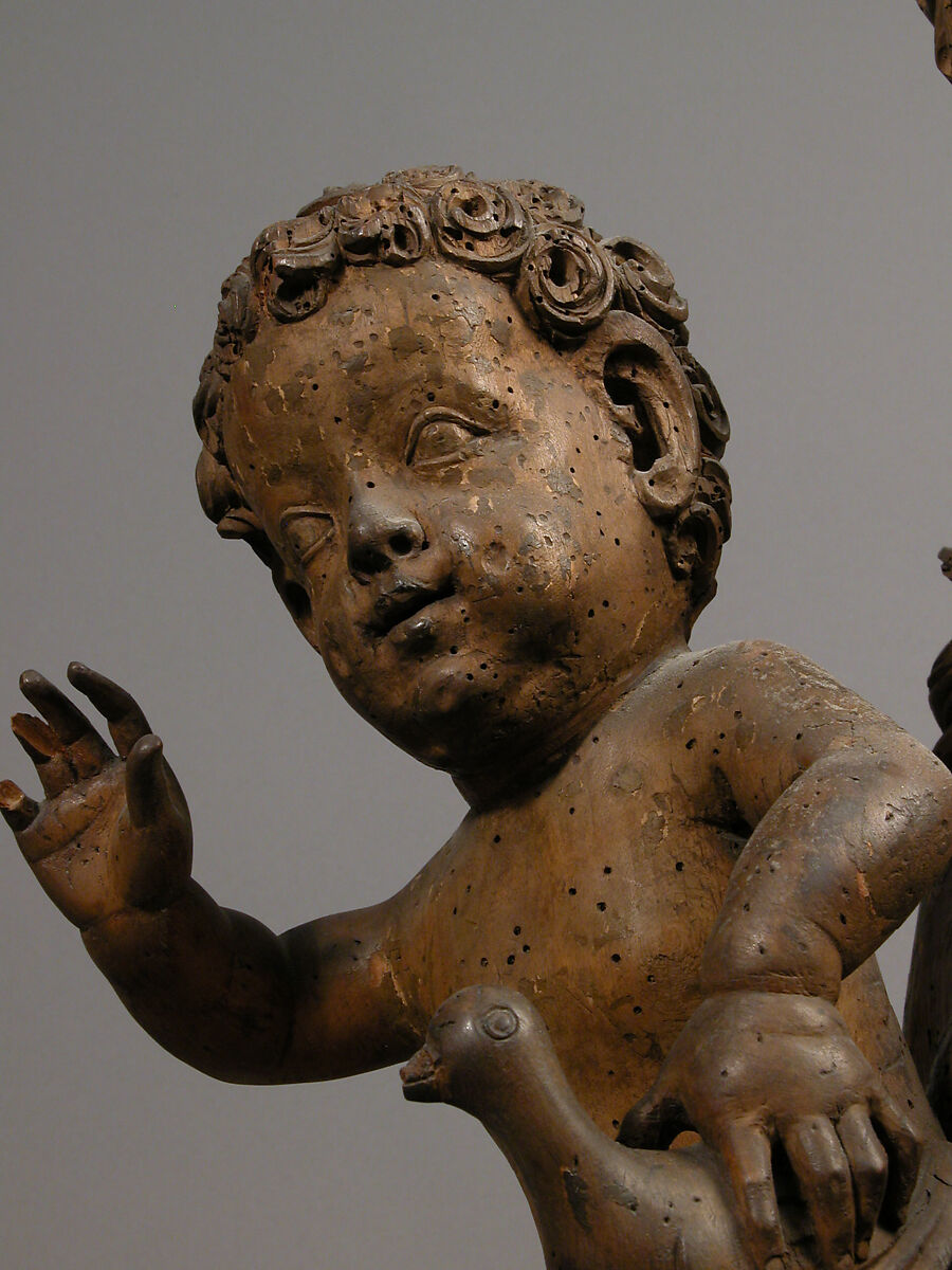 Madonna and Child, Limewood with paint, German