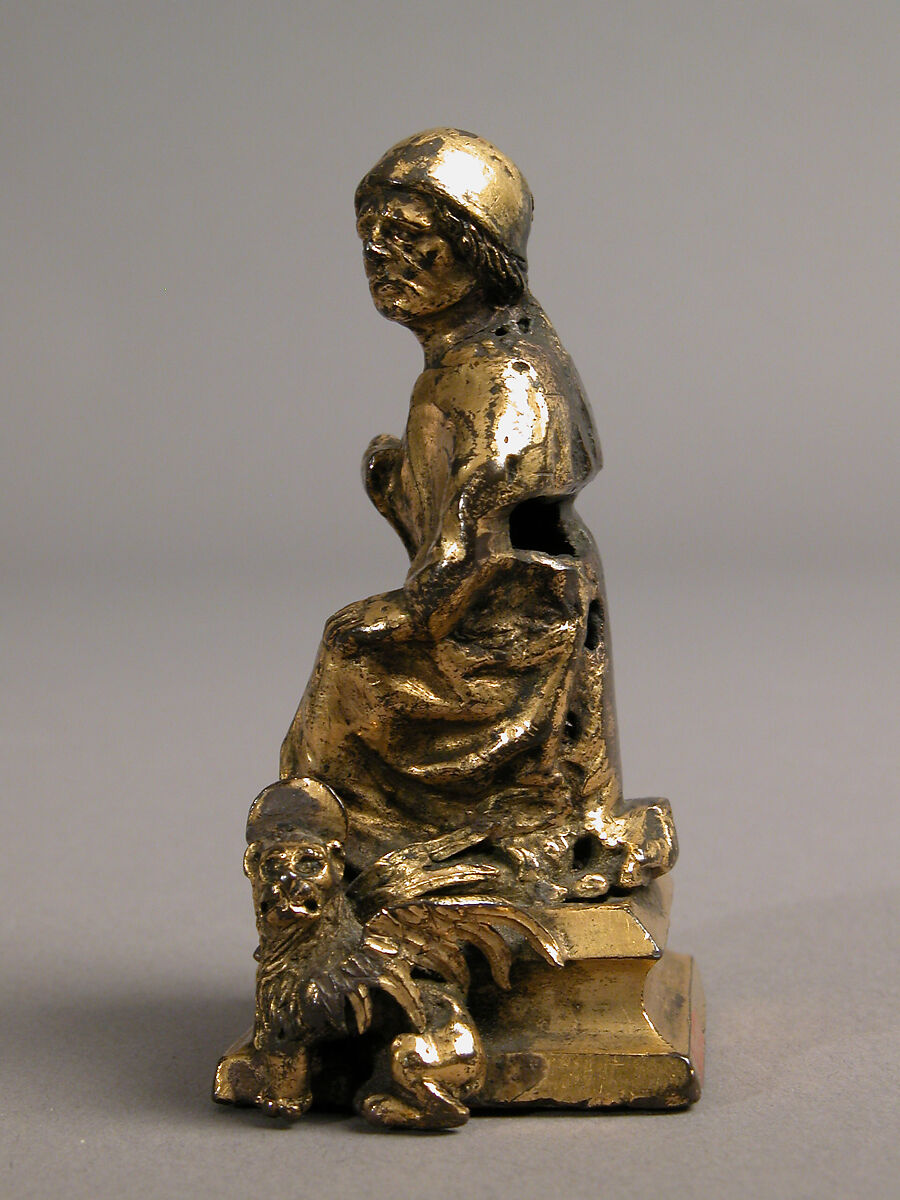 Saint Mark, Copper alloy, gilding, Italian