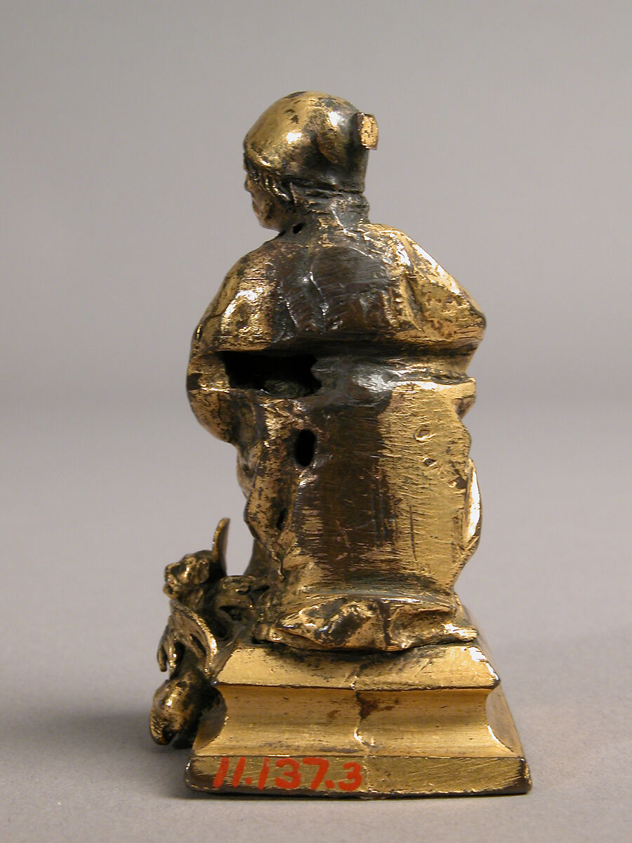 Saint Mark, Copper alloy, gilding, Italian
