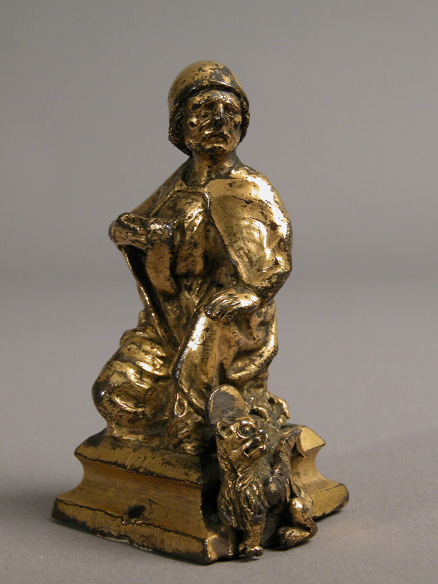 Saint Mark, Copper alloy, gilding, Italian