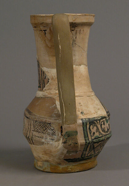 Jug, Earthenware, tin-glaze (Majolica), European