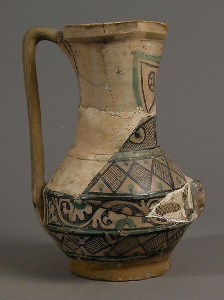 Jug, Earthenware, tin-glaze (Majolica), European 