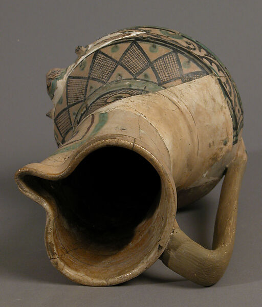 Jug, Earthenware, tin-glaze (Majolica), European