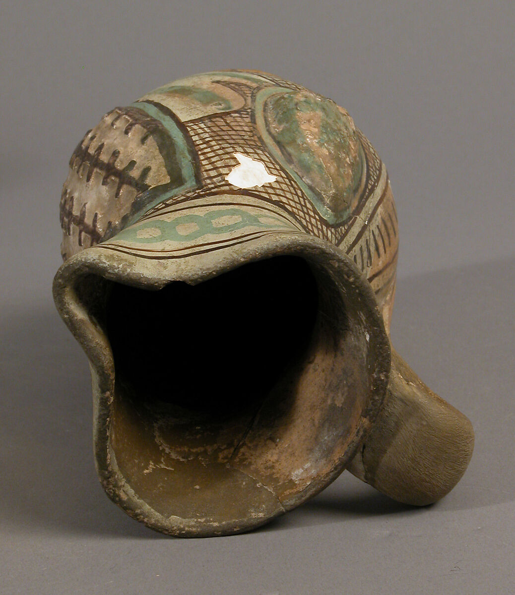 Pitcher, Earthenware, tin-glaze (Majolica), Italian