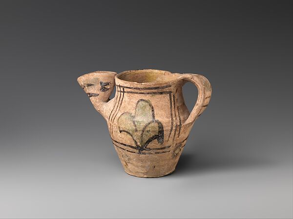 Jug with Flattened Spout