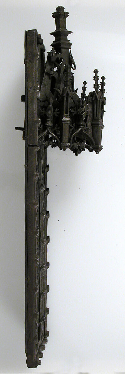 Door Knocker Plate, Iron, textile, French