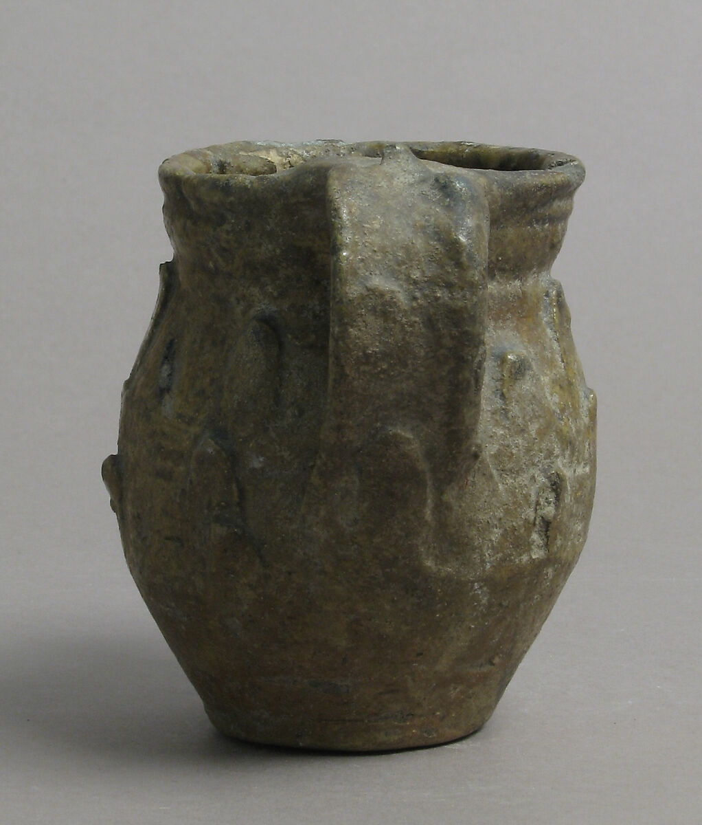 Pitcher, Glazed earthenware, European