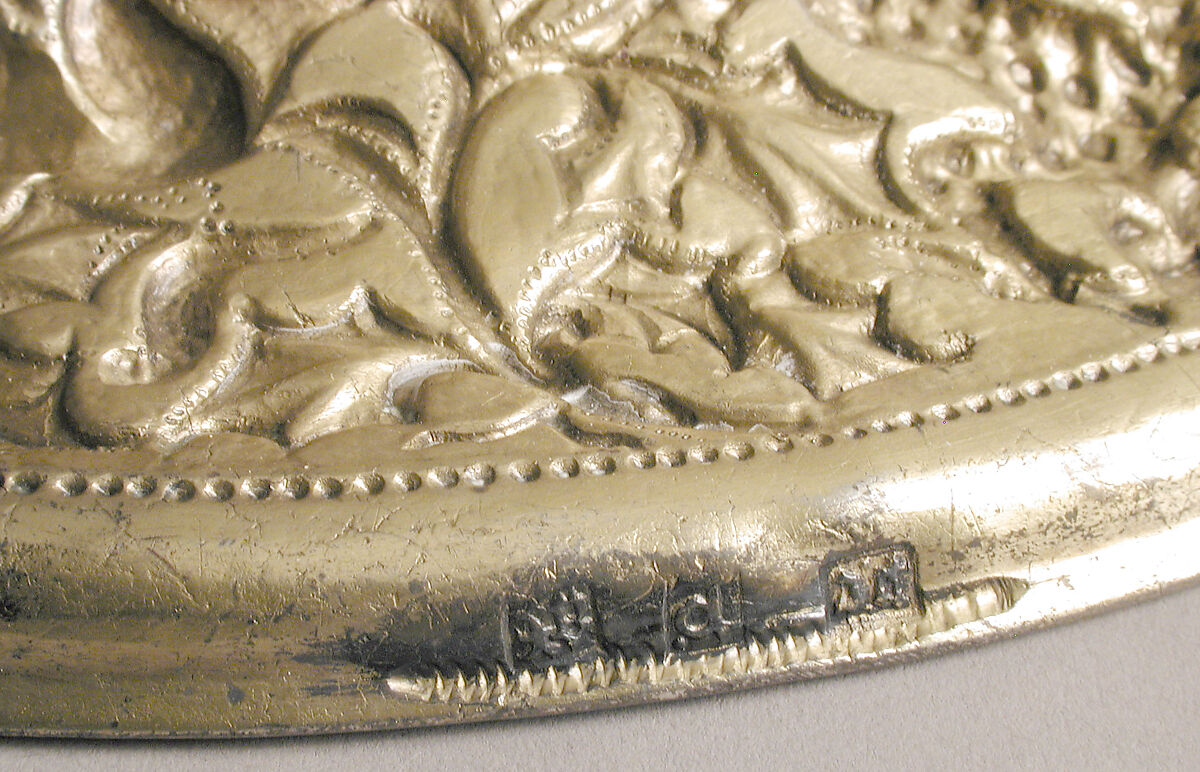 Plate, Silver-gilt; embossed, Italian or Portuguese
