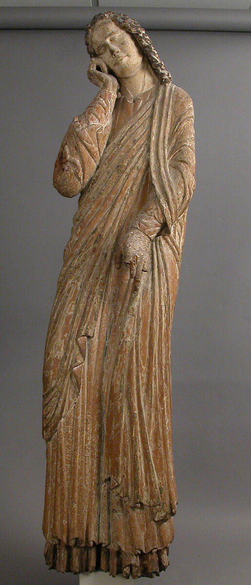 Saint John the Evangelist, Wood and paint, Austrian