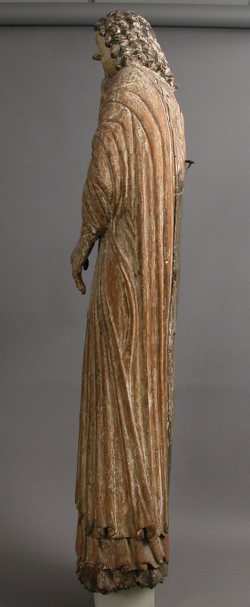 Saint John the Evangelist, Wood and paint, Austrian