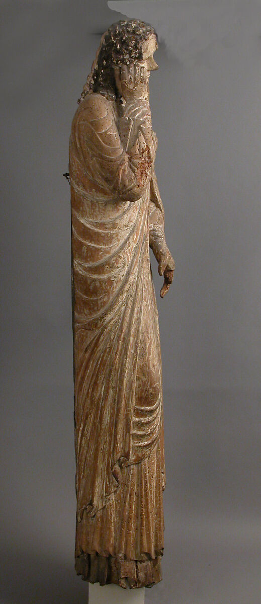 Saint John the Evangelist, Wood and paint, Austrian