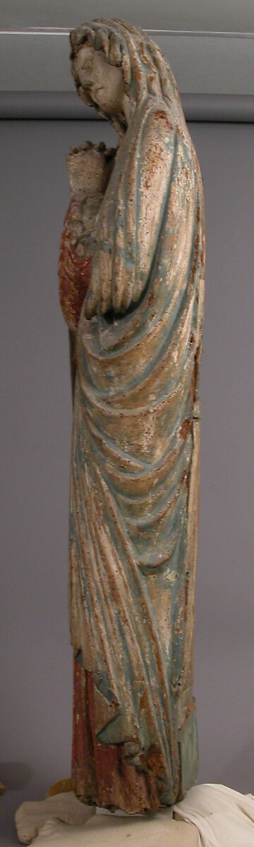 Mourning Virgin, Wood and paint, Austrian
