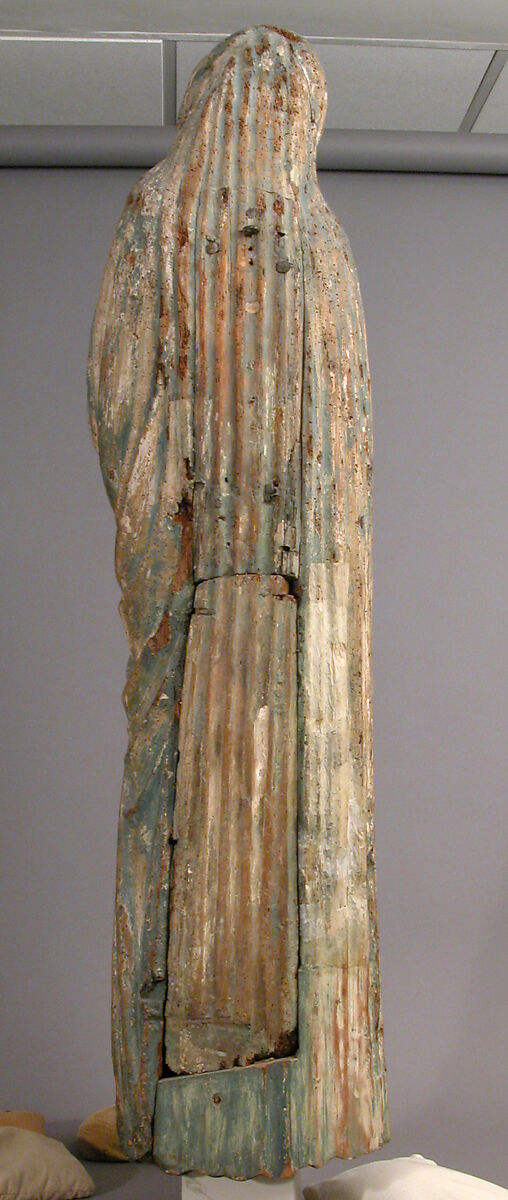 Mourning Virgin, Wood and paint, Austrian