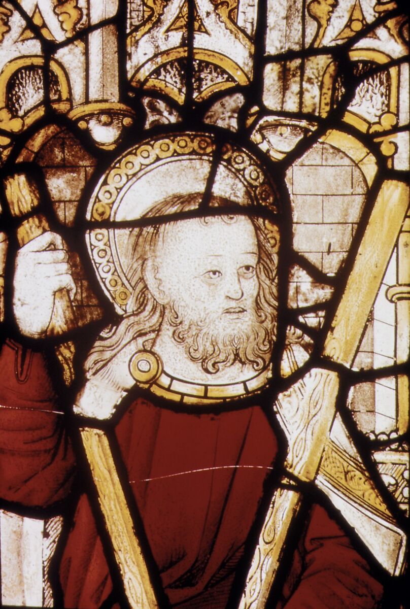 Composite Window of English Stained Glass, Pot-metal, white glass, vitreous paint, silver stain, British