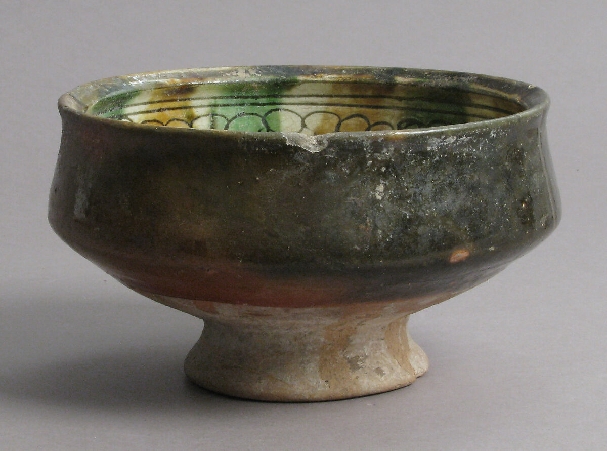 Bowl, Earthenware, glaze, Byzantine