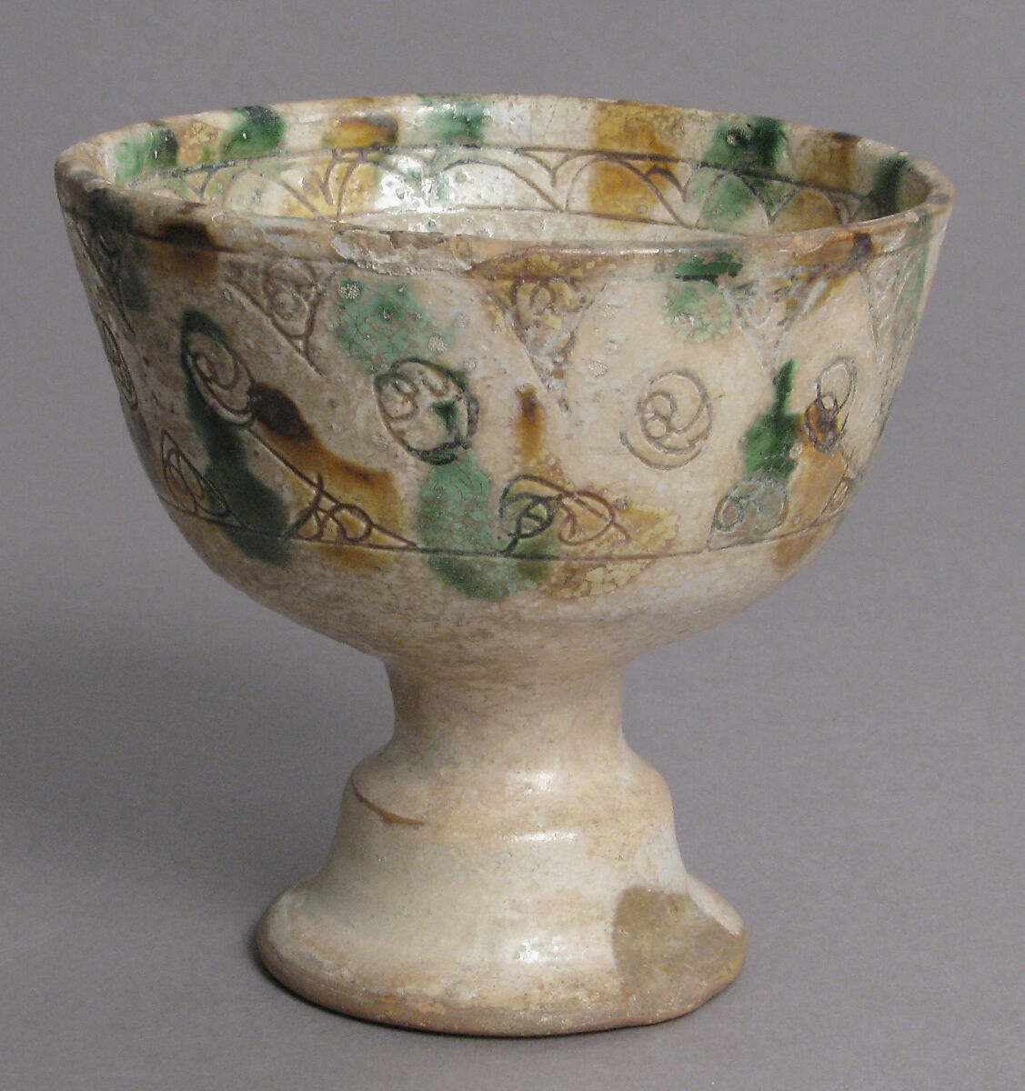 Bowl, Earthenware, glaze, Byzantine
