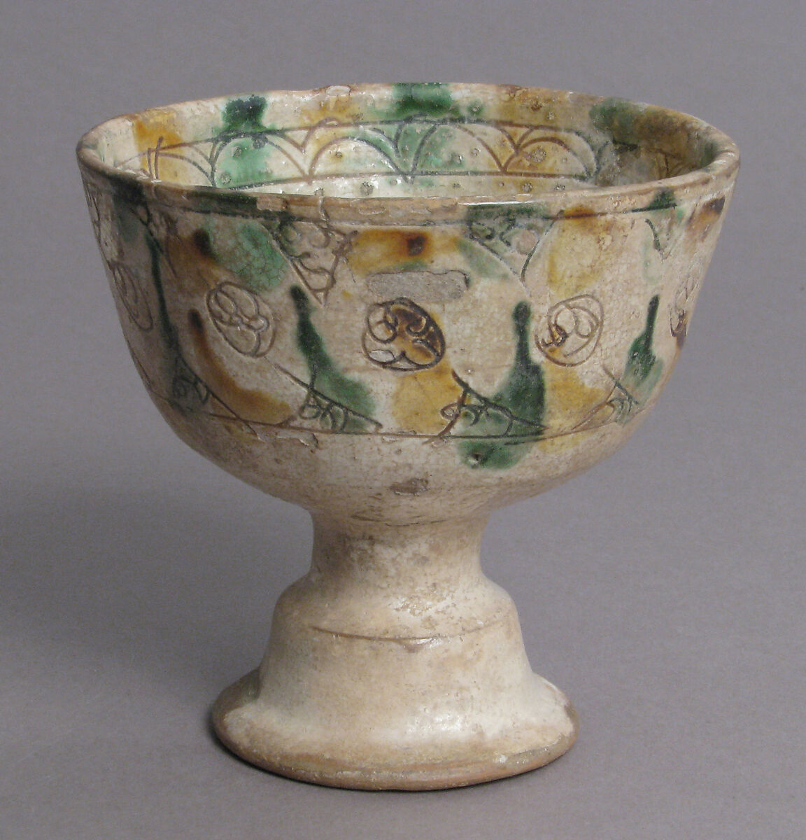 Bowl, Earthenware, glaze, Byzantine