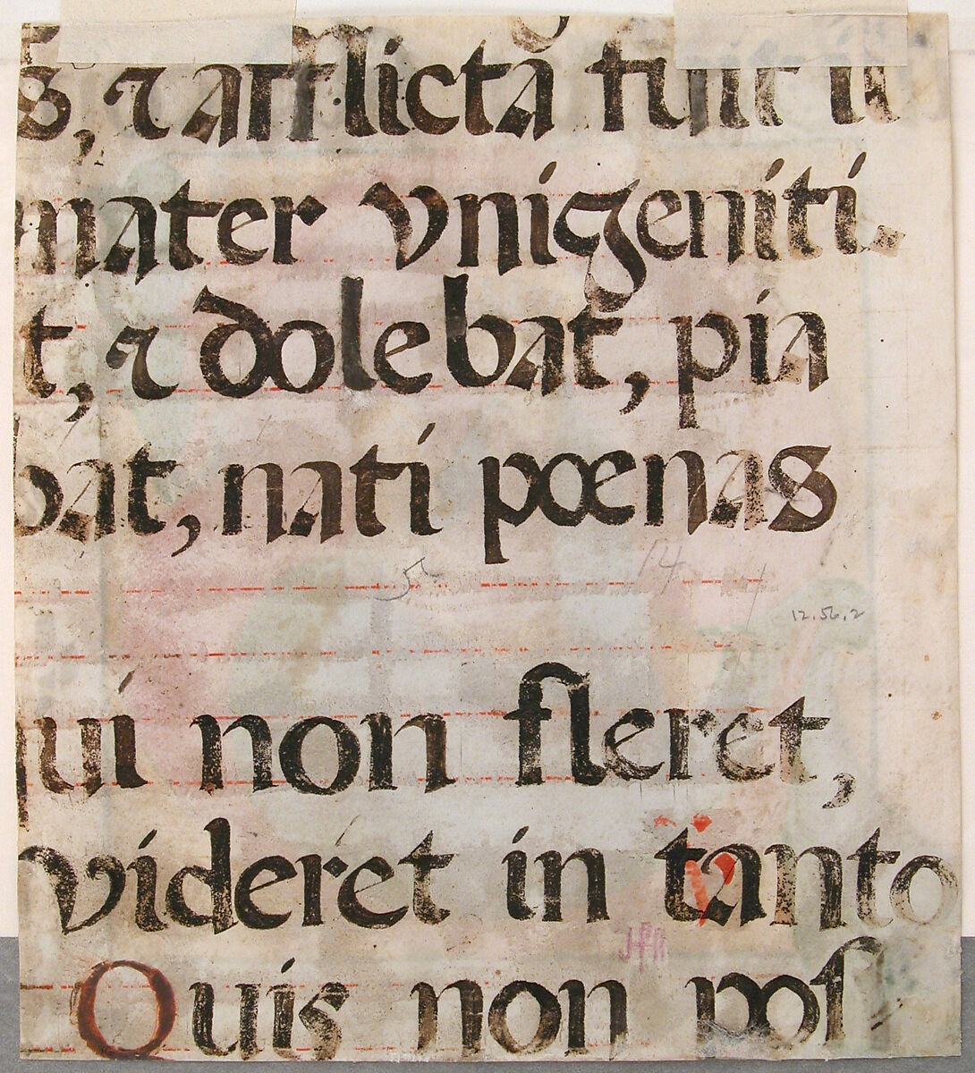 Master of the Franciscan Breviary - Manuscript Illumination with the Virgin  and Child in an Initial S, from an Antiphonary - Italian - The Metropolitan  Museum of Art