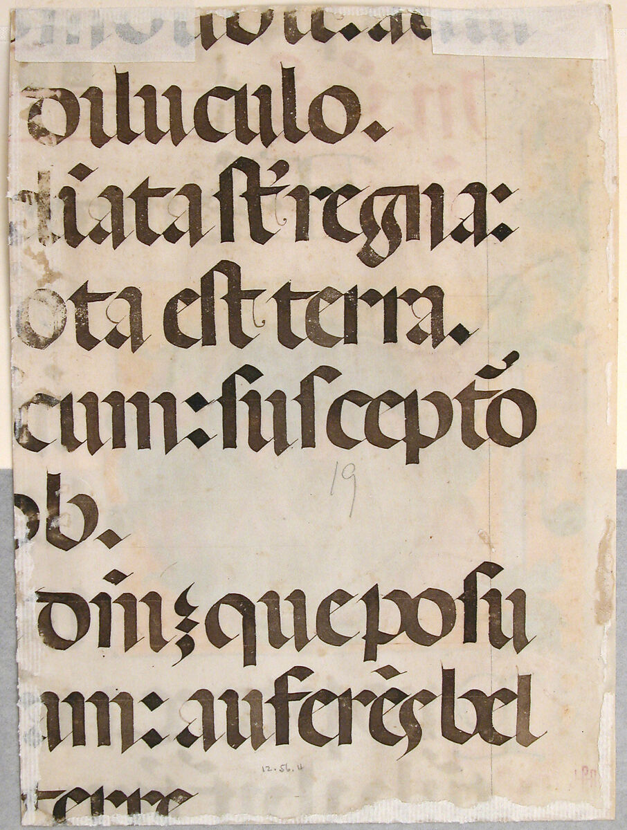 Manuscript Illumination with Singing Monks in an Initial D, from a Psalter, Girolamo dai Libri (Italian, Verona 1474–1555 Verona), Tempera, ink, and gold on parchment, Italian