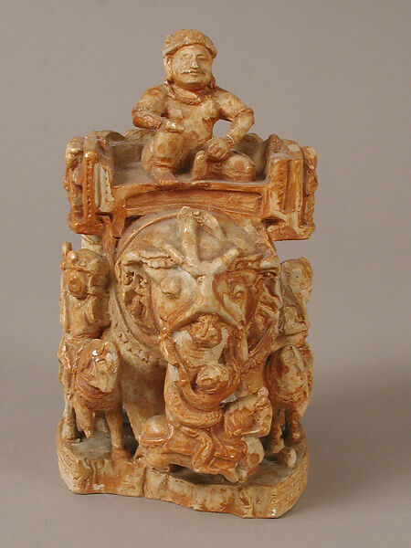 Chess Piece of a King, Plaster cast, Islamic