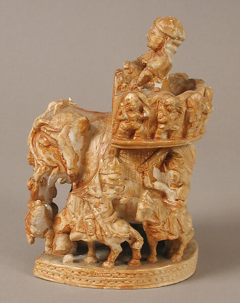 Chess Piece of a King, Plaster cast, Islamic