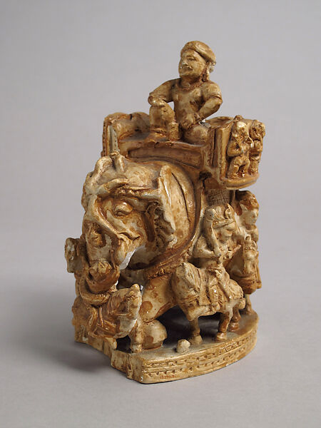 Chess Piece of a King, Plaster cast, Islamic