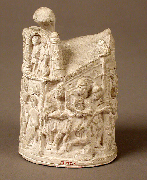 Chess Piece of a Bishop, Plaster cast, French