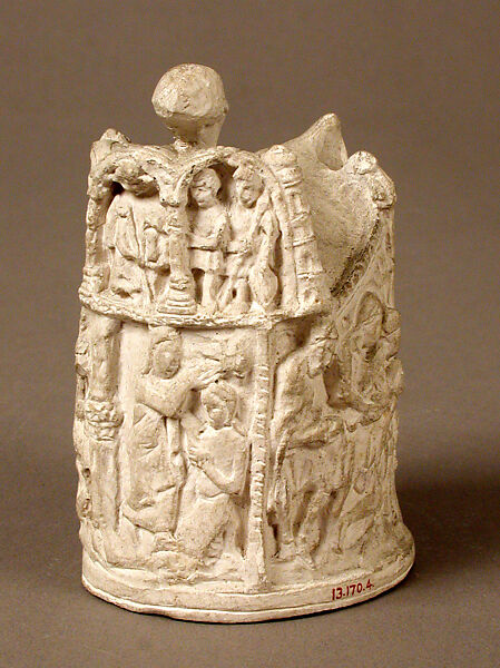Chess Piece of a Bishop, Plaster cast, French