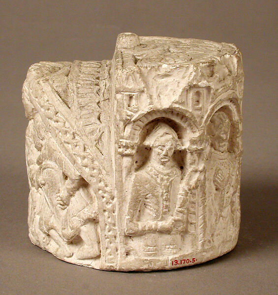 Chess Piece of a King, Plaster cast, South Italian