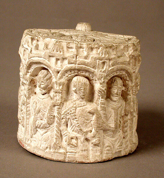 Chess Piece of a King, Plaster cast, South Italian