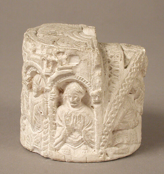 Chess Piece of a King, Plaster cast, South Italian