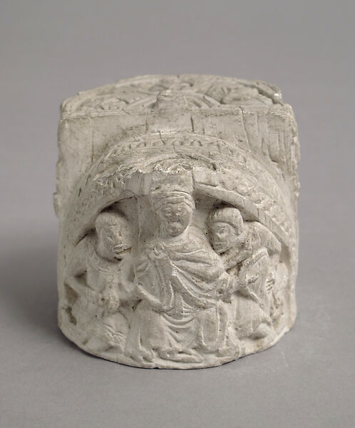 Chess Piece of a King, Plaster cast, South Italian
