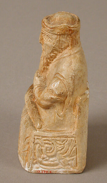 Chess Piece of a King, Plaster cast, Scandinavian