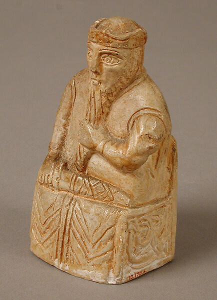 Chess Piece of a King, Plaster cast, Scandinavian 