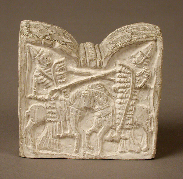 Chess Piece, Plaster cast, Islamic and British or French