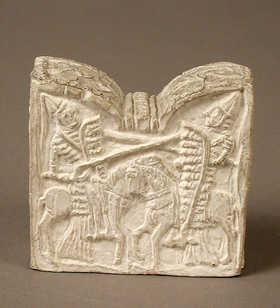 Chess Piece, Plaster cast, Islamic and British or French