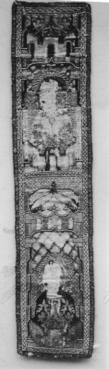 Orphrey, Silk, gold thread, Spanish 