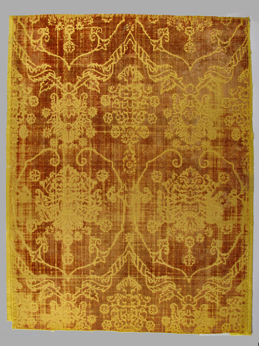 Panel of Velvet, Velvet, Italian 