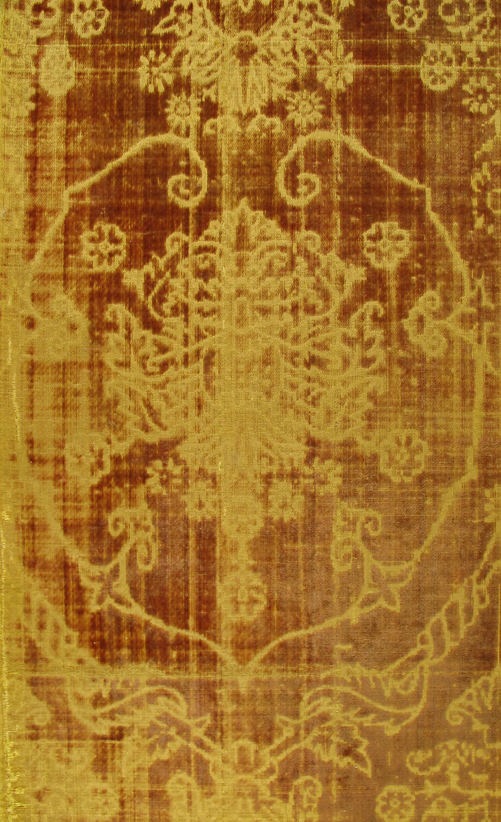 Panel of Velvet, Velvet, Italian