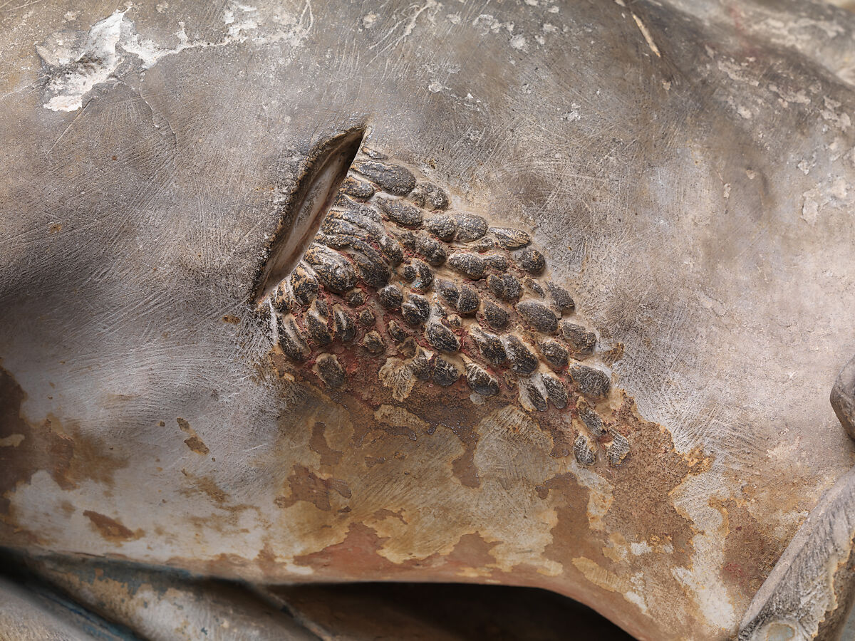 Pietà with Donors, Limestone, traces of polychromy, French