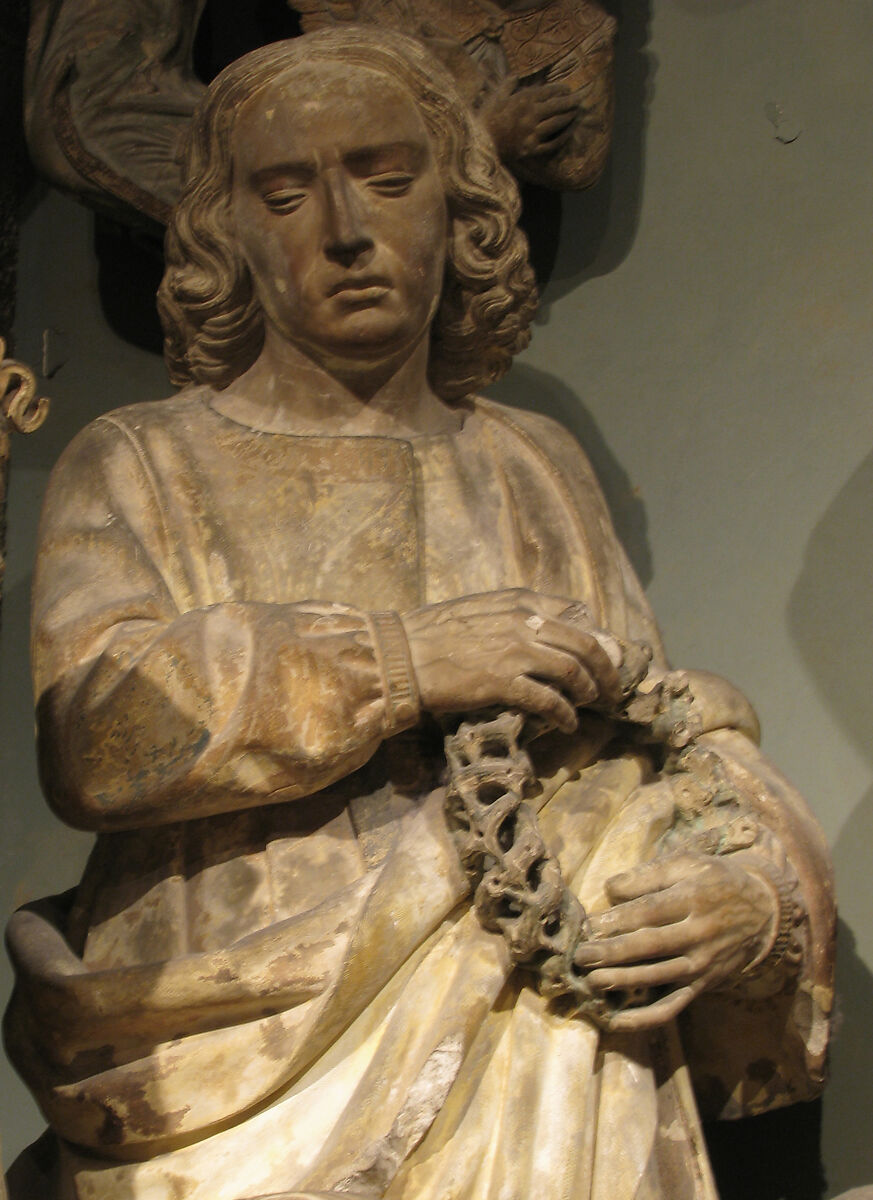 Entombment of Christ, Limestone, polychromy, French