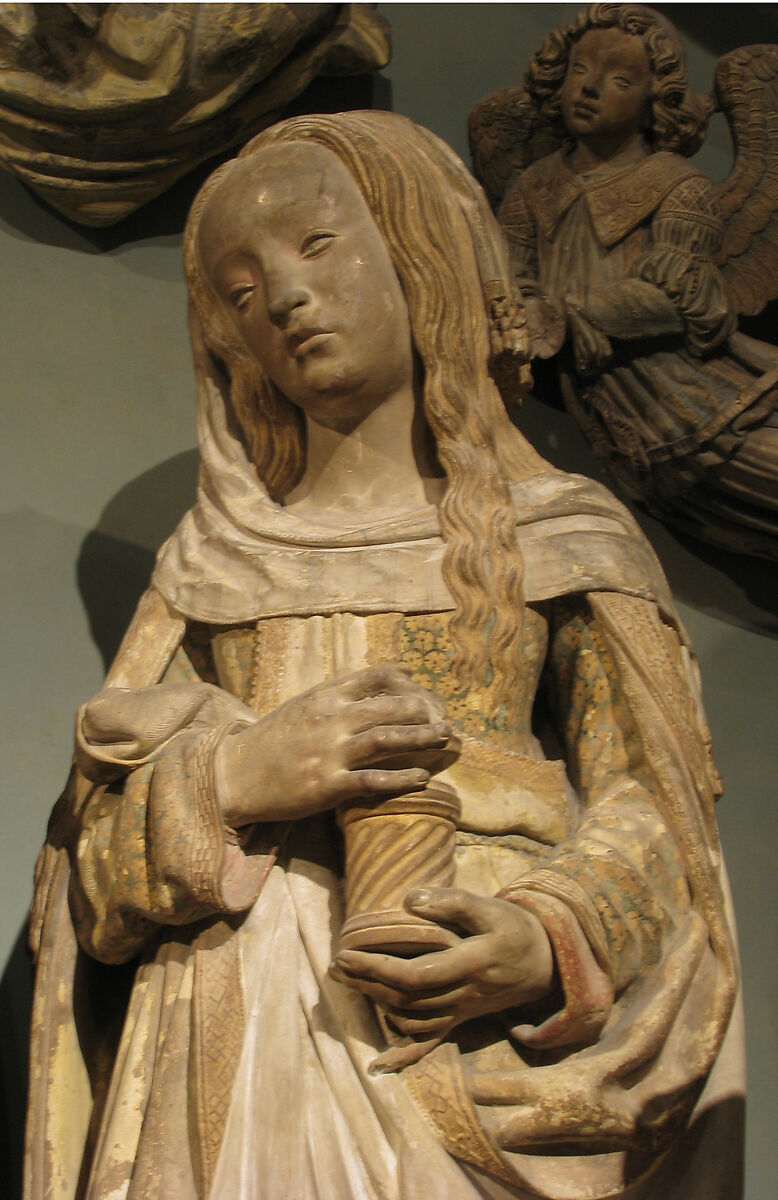 Entombment of Christ, Limestone, polychromy, French