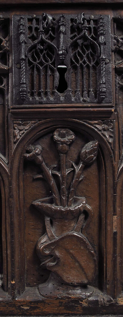Chest, Walnut, iron, French
