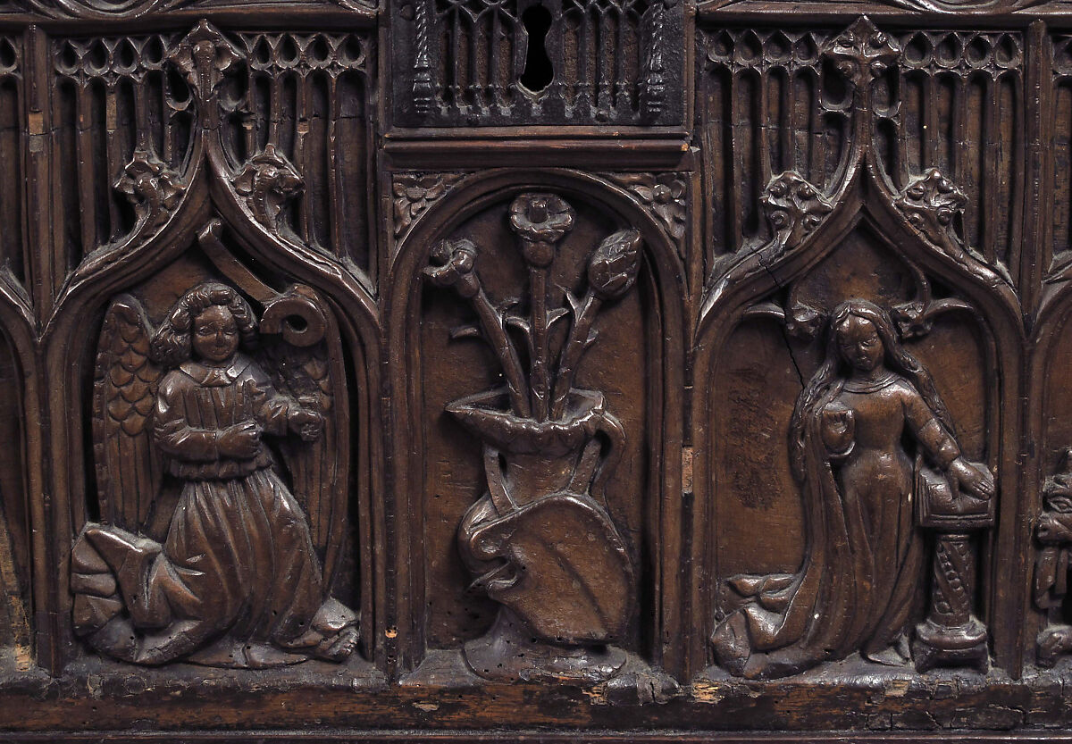 Chest, Walnut, iron, French