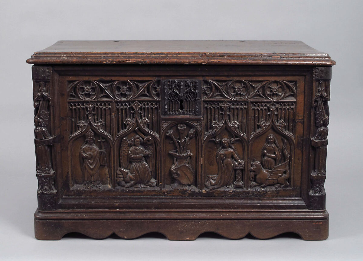 Chest, Walnut, iron, French