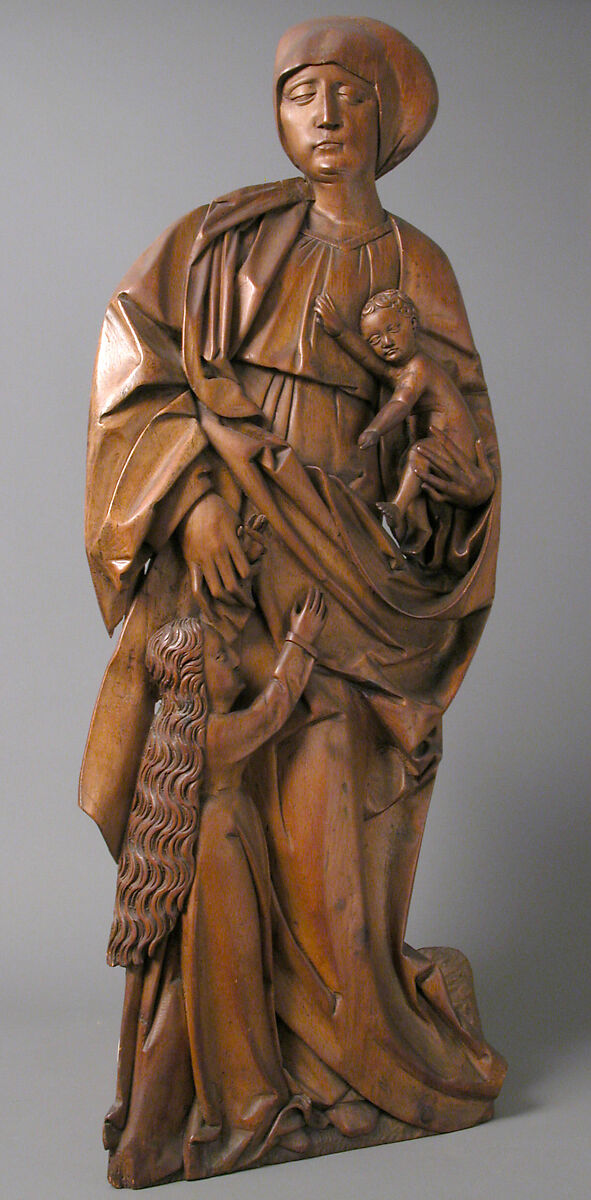 Saint Anne with the Virgin and Child, Limewood, German